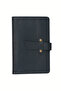 Black Leather Passport Holder Passport Cover and Card Holder – Handmade, Double Compartment Travel Wallet - 3