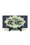 Name Can Be Written, Tile Pattern Printed Wooden Desktop Stand - 2