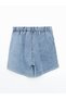 Özmarka New Season Elastic Waist Women's Jean Shorts Skirt - 7