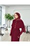 Cape Detail Long Knit Dress