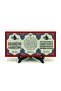Evil eye verse-blessing prayer-verses-hand throne printed wooden tabletop - 2