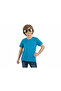 Short Sleeve Plain Basic Circular Neck Cotton Anti-Sweat T-Shirt