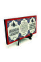 Evil eye verse-blessing prayer-verses-hand throne printed wooden tabletop