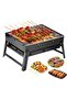 BBQ Barbeque 50x30x24cm Grill Outdoor, Portable Folding Charcoal Barbecue