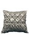 45X45 Silver Color Shiny Capitol-Like Looking Cushion Cover - 3