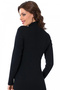 Long Sleeve High Neck Bodysuit Black - 4