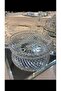 Handmade Cut Crystal Glass Salad Bowl / Presentation Bowl 22cm