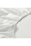 Ullvide Fitted Sheet, White, 180X200 cm - 5