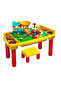 Building block table, children's activity table and chair set, includes 108 building blocks - 2