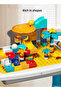 Building block table, children's activity table and chair set, includes 108 building blocks - 3