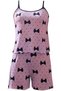 Sexy Women's Pajama Set - Two Piece Cami Top & Loose Shorts (T923) - 6