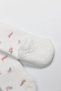 Organic Cotton Baby Socks Blossom Towel Pantyhose for Girls and Boys (Ecru) - 4