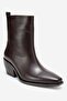 Lexia Brown Skin Genuine Leather Women's Western Boots - 3