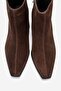 Lexia Brown Suede Genuine Leather Women's Western Boots - 2