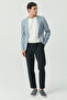 Men's Single Button Mono Collar Jacket - 6