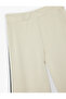 Raised Modal Fabric Wide Leg Sweatpants with Stripe Detail on the Sides - 5