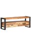 TV Cabinet 120x35x45 cm Solid Wood with Honey Finish - 8