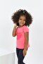 Girl's Printed Crew Neck Short Sleeve T-Shirt - 4