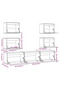 TV Cabinets 7 pcs White Solid Wood Pine - 3