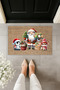 Modern Digital Printing New Year, Christmas, Happy New Year 2026, Happy New Year Santa Claus Door Mat