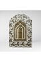 Premium Velvet Islamic Prayer Mat – Turkish Geometric Mihrab Pattern - 2