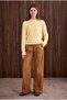 Thin Fleece Basic Sweater Soft Yellow - 3