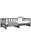 Pull-out Day Bed without Mattress Grey 2x(90x200)cm - 4