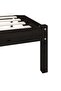 810071 Bed Frame without Mattress Black Solid Wood 90x200 cm - 7