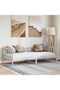 Day Bed without Mattress White Solid Wood Pine 90x200cm