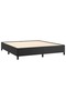 Bed Frame without Mattress Black 180x200 cm Super King Faux Leather - 2