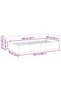 Corner Bed Frame with Headboard Dark Grey 90 cm x 200 cm Velvet - 3