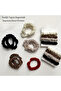 Set of 5 Velvet Hair Ties - 2