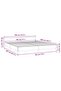 Bed Frame with Headboard without Mattress Black 180x200 cm Super King - 3