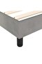 Box Spring Bed Frame Light Grey 90x200 cm Velvet - 6