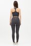 High Waist Open Anthracitesport Leggings Set with Hidden Pocket - Yoga and Fitness Set with Crop Bustier - 5