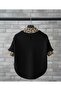 Leopard Patterned Black Basic Dog Outfit (Male Model) - 3