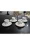 Pink Flower Porcelain Coffee Set 80Cc 4 Person 8 Pieces ***New Product*** - 3