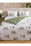 Lcw Home Mixed Christmas Themed Double Duvet Cover Set