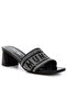 Women Black Diamante Embellished Mumbai Sandals