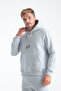 Men's Cotton 3-Thread Fleece Hooded Tracksuit Set - 4