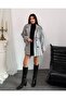 New Season Premium Quality Trend Belted Short Cashmere Coat - 2
