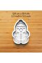 Sweet Cute Baby Cookie Guys Set of 4 Cookie and Sugar Dough Molds - 3