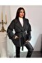 New Season Premium Quality Trend Belted Short Cashmere Coat - 2