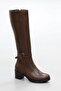 Bln 746 Double Buckle Detailed Below-The-Knee Boots - 3