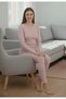 Viscose Knitted Long-Sleeved Trousers Pajama Set