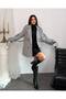 New Season Premium Quality Trend Belted Short Cashmere Coat - 4
