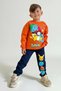 Boy's Winter Colorful Printed Sweatshirt 2-Piece Tracksuit Set - 4