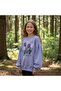 Girls' Sweatshirt Balloon Sleeve Printed Oversized Cotton Sweatshirt / Wide Fit Long Sleeve T-Shirt