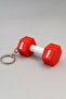 2-Piece Fitness Keychain Set – Dumbbell & Barbell – Gift for Athletes & Coaches (Detachable and Reassemblable) - 2