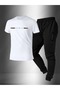 Modern Oversized Paris Written and Printed Sports Special Design Short Sleeve Tracksuit Set
